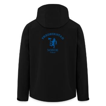 FREDRIKSTAD Norwegen Norvège Norge - Veste softshell homme en polyester recyclé Stanley/Stella - noir - Dos - AI Model Male 185 light (185cm)