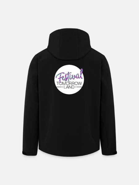 Tomorrowland Festival - Veste softshell homme en polyester recyclé Stanley/Stella - noir