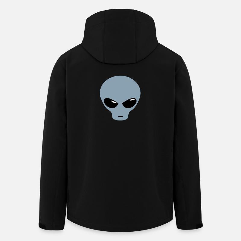 Design extraterrestre - Veste softshell homme en polyester recyclé Stanley/Stella - noir
