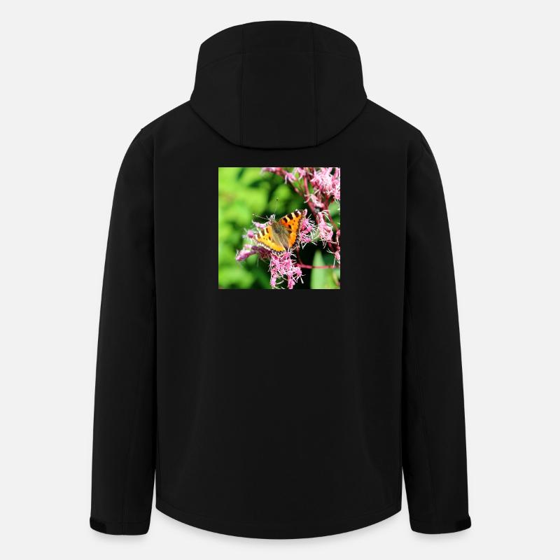 Schmetterlinge - Recycelte Männer Softshell-Jacke von Stanley/Stella - Schwarz