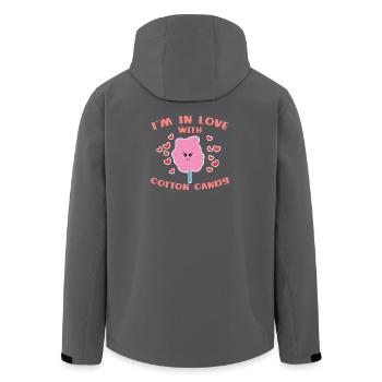 Bonbons Bonbons Bonbons Sweet Tooth Statement - Veste softshell homme en polyester recyclé Stanley/Stella - noir - Dos - AI Model Male 185 light (185cm)