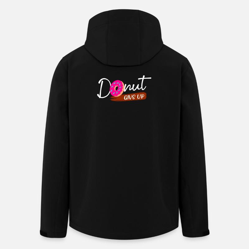 Sweets Statement Donut Snacking Baking - Men’s Recycled Softshell Jacket by Stanley/Stella - black