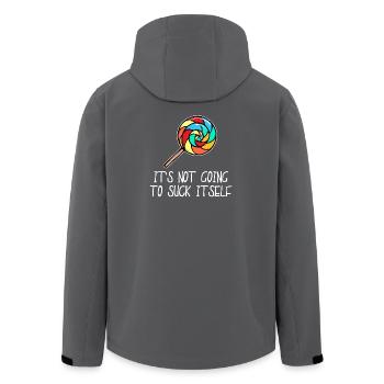 Sweet tooth Sweets Statement Candy Delicious - Veste softshell homme en polyester recyclé Stanley/Stella - charbon - Dos - AI Model Male 185 light (185cm)