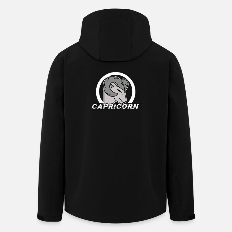 Horoskop Steinbock Tierkreiszeichen Astronomie - Recycelte Männer Softshell-Jacke von Stanley/Stella - Schwarz