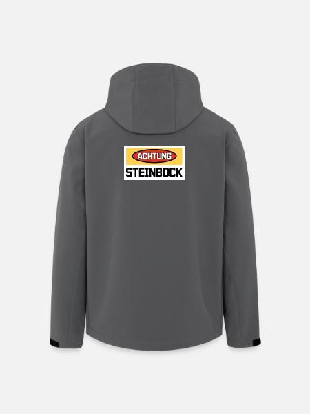 Steinbock Tierkreiszeichen Statement Astronomie - Recycelte Männer Softshell-Jacke von Stanley/Stella - Schwarz