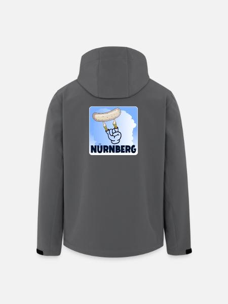 NÜRNBERG WEIßWURST - Recycelte Männer Softshell-Jacke von Stanley/Stella - Schwarz