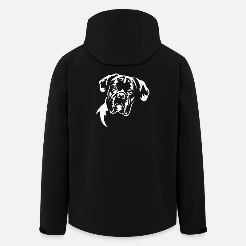 Boxer Head "Black Edition" - Men’s Recycled Softshell Jacket by Stanley/Stella - black