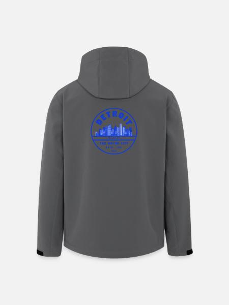 Detroit United States - Men’s Recycled Softshell Jacket by Stanley/Stella - black
