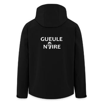 Gueule noire - Veste softshell homme en polyester recyclé Stanley/Stella - noir - Dos - AI Model Male 185 light (185cm)