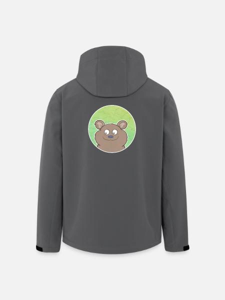 Bear - Men’s Recycled Softshell Jacket by Stanley/Stella - black