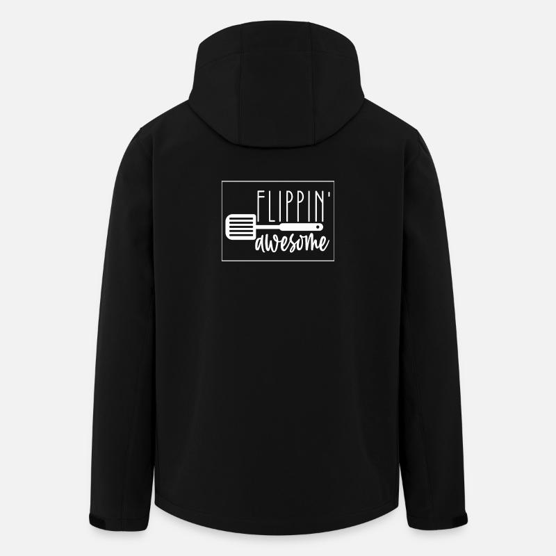 Flippin' Awesome Kitchen Spirit - Men’s Recycled Softshell Jacket by Stanley/Stella - black