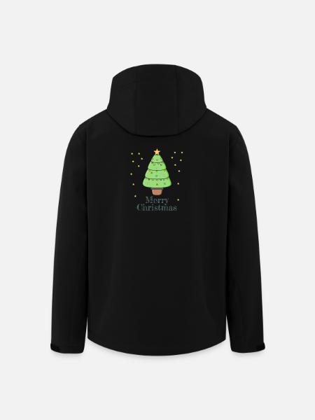 Merry Christmas - Men’s Recycled Softshell Jacket by Stanley/Stella - black