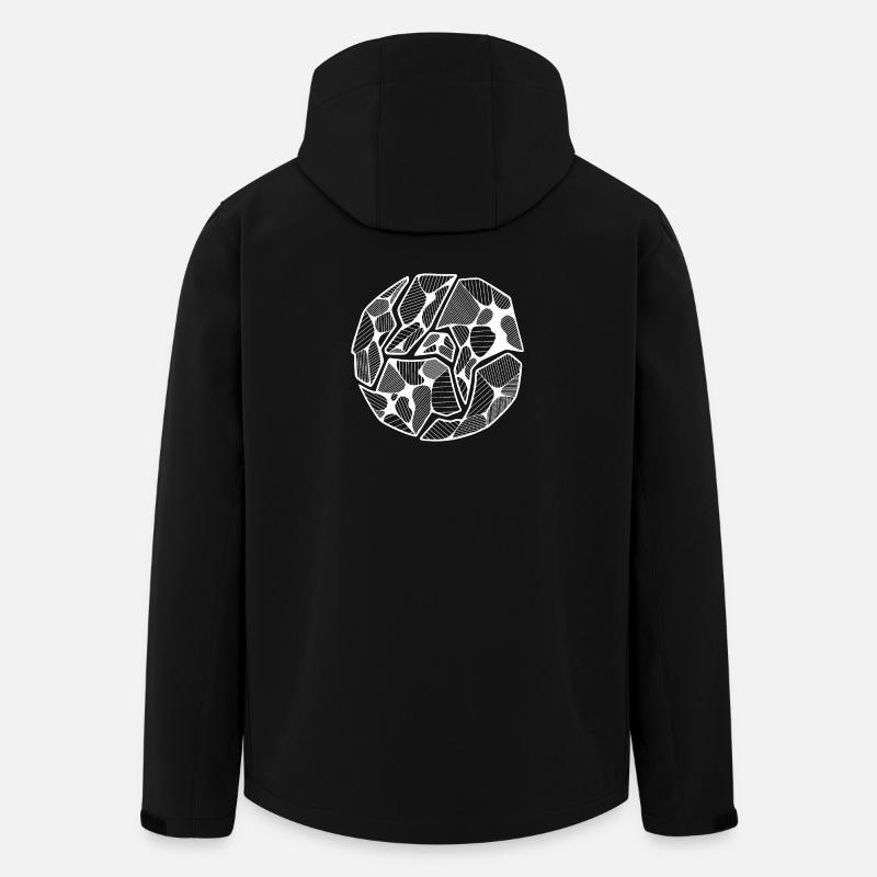 Welt - Recycelte Männer Softshell-Jacke von Stanley/Stella - Schwarz