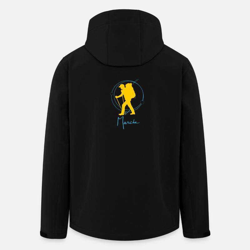 gehen - Recycelte Männer Softshell-Jacke von Stanley/Stella - Schwarz