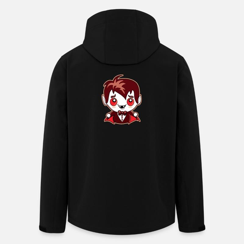 Süßer kleiner Vampir - Recycelte Männer Softshell-Jacke von Stanley/Stella - Schwarz