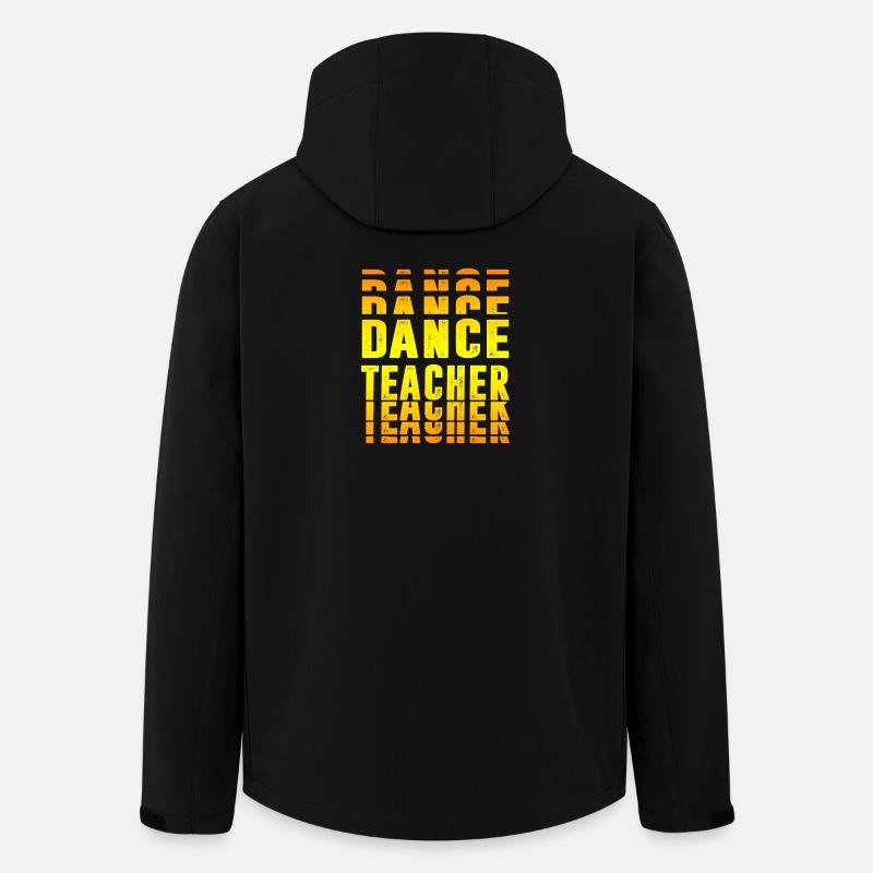 design de professeur de danse - Veste softshell homme en polyester recyclé Stanley/Stella - noir