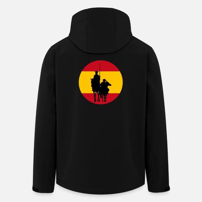 Don Quijote 2 - Recycelte Männer Softshell-Jacke von Stanley/Stella - Schwarz