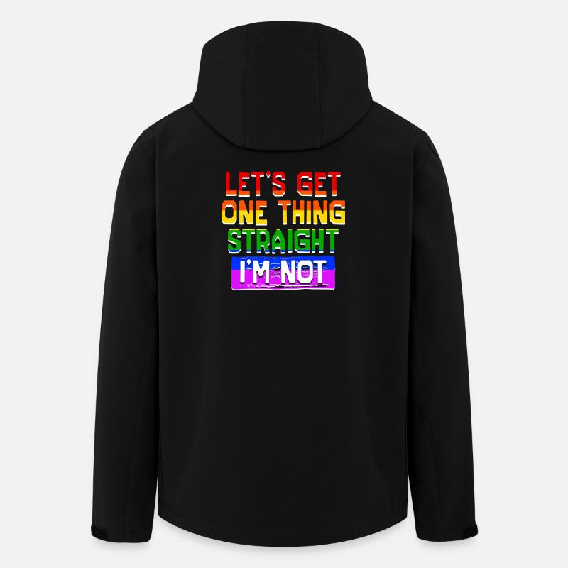 Gay Lgbt Statement Equality - Men’s Recycled Softshell Jacket by Stanley/Stella - black