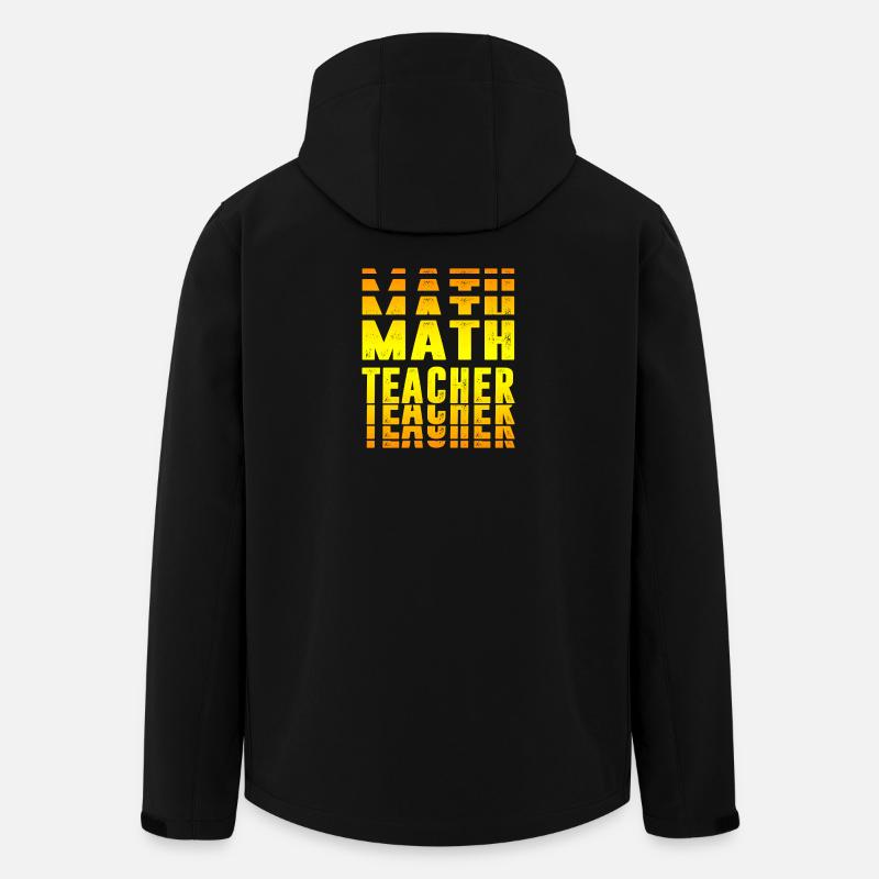 Math teacher design - Men’s Recycled Softshell Jacket by Stanley/Stella - black