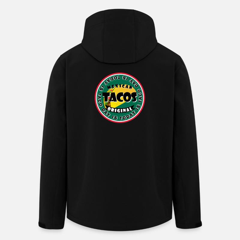 Aujourd’hui, c’est le jour des tacos - Veste softshell homme en polyester recyclé Stanley/Stella - noir