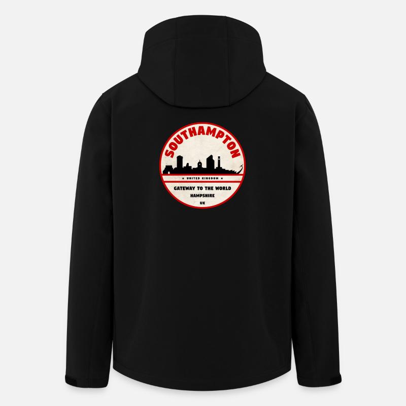 Southampton Gateway City Patch - Recycelte Männer Softshell-Jacke von Stanley/Stella - Schwarz