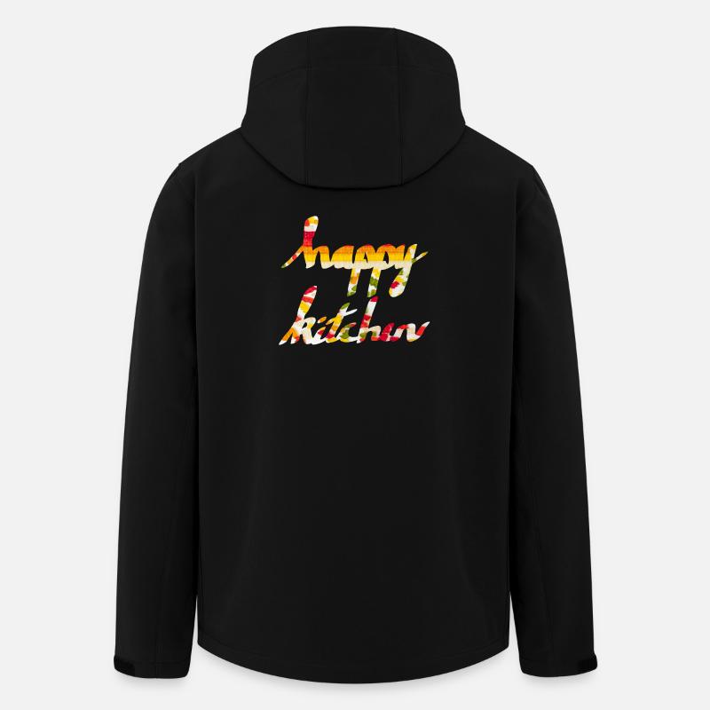 Glückliche Küche - Recycelte Männer Softshell-Jacke von Stanley/Stella - Schwarz