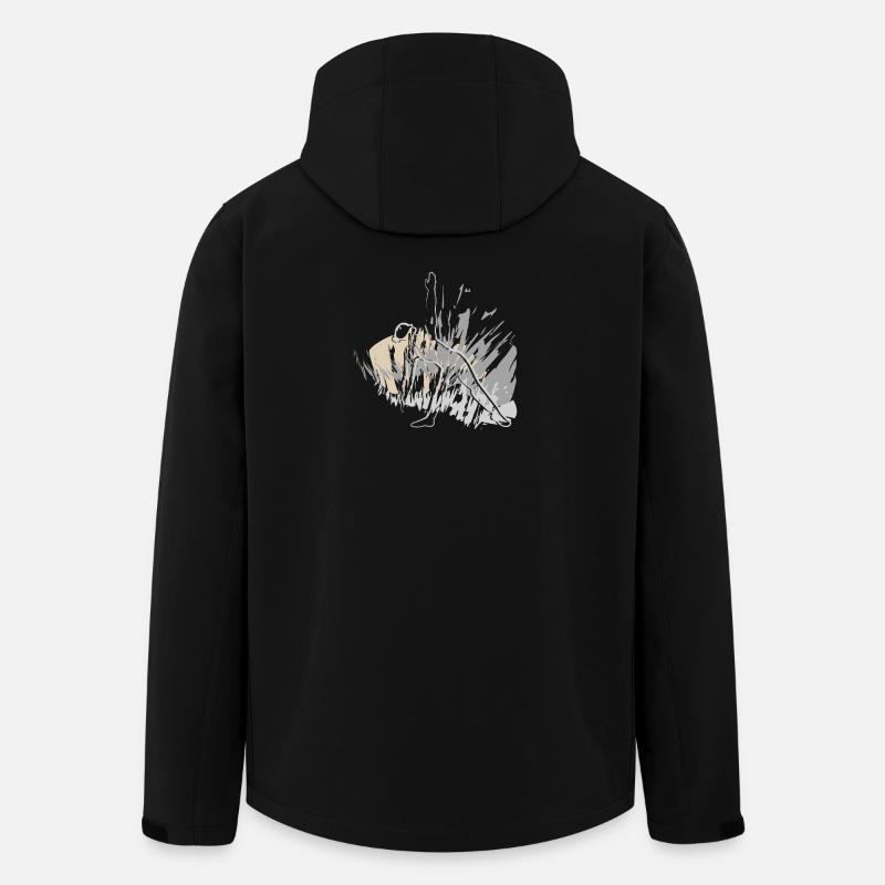 Dein perfekte Style für Yoga - Recycelte Männer Softshell-Jacke von Stanley/Stella - Schwarz