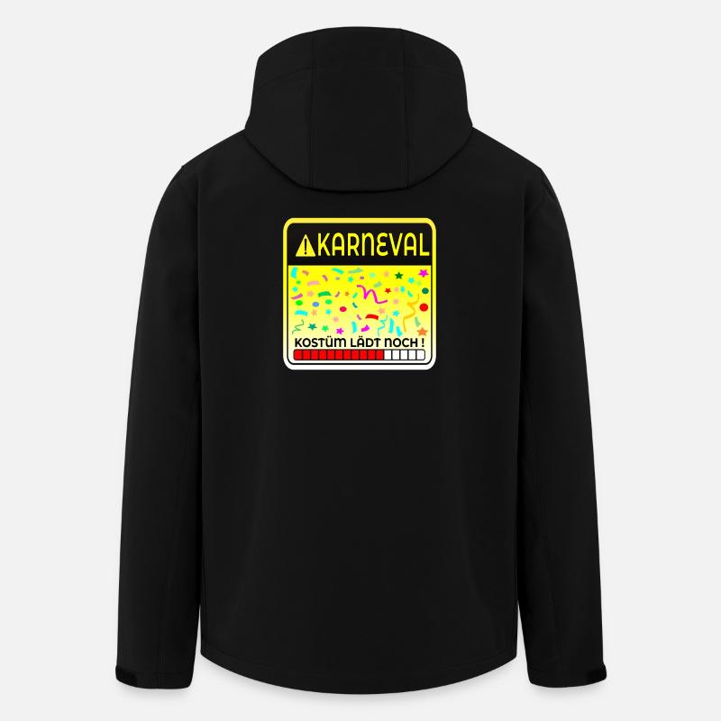 KARNEVALSKOSTÜME LUSTIG - COMPUTER - Recycelte Männer Softshell-Jacke von Stanley/Stella - Schwarz