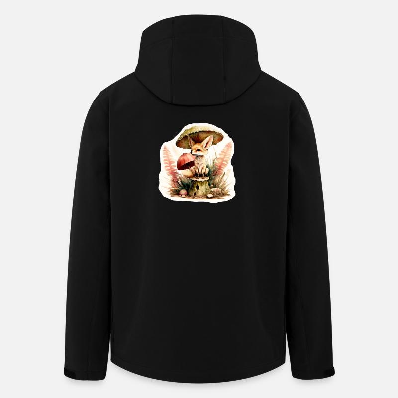 Süßer Wüstenfuchs II - Recycelte Männer Softshell-Jacke von Stanley/Stella - Schwarz