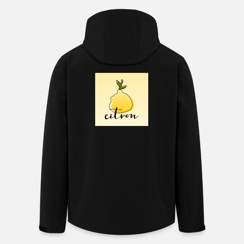 Lemon - Men’s Recycled Softshell Jacket by Stanley/Stella - black