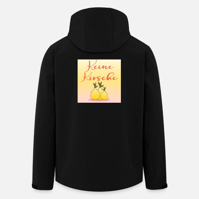 Früchte Zitronen - Kirsche - Recycelte Männer Softshell-Jacke von Stanley/Stella - Schwarz