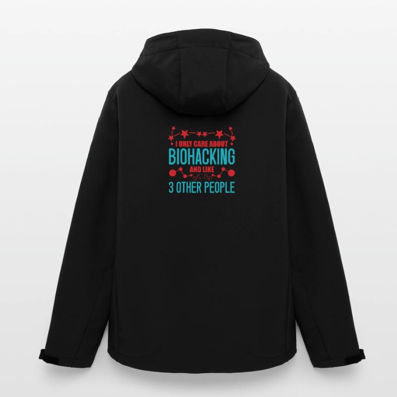 Fun biohacking design Men’s Recycled Softshell Jacket by Stanley/Stella