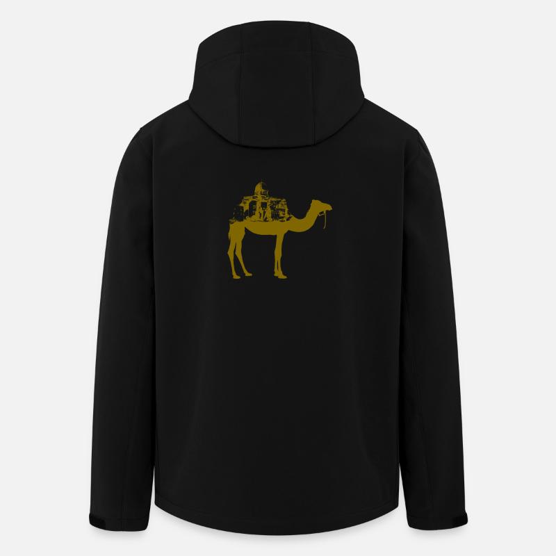 Jamal AL-Mahamel - Recycelte Männer Softshell-Jacke von Stanley/Stella - Schwarz