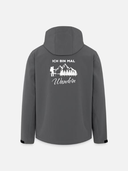 Wanderer Bergsteigen Statement Wandern Klettern - Recycelte Männer Softshell-Jacke von Stanley/Stella - Schwarz