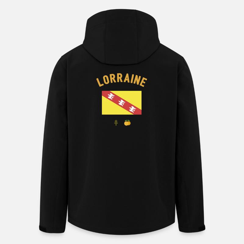 Lothringen - Recycelte Männer Softshell-Jacke von Stanley/Stella - Schwarz