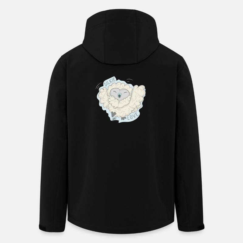 Poulet en soie Lioba, hourra - Veste softshell homme en polyester recyclé Stanley/Stella - noir