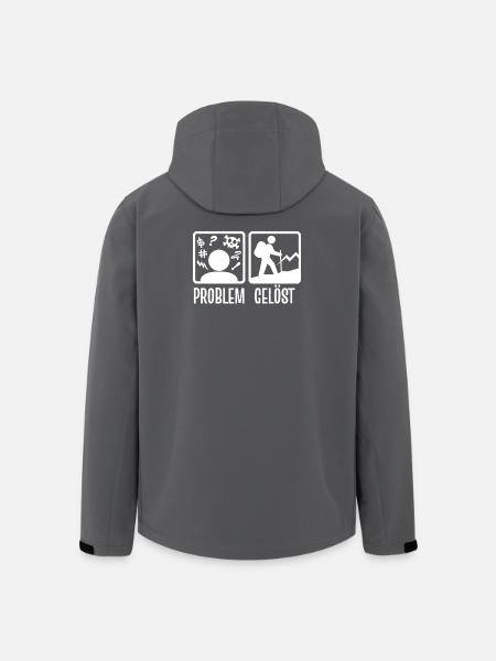 Wanderrouten Wandern Wanderer Wanderung Statement - Recycelte Männer Softshell-Jacke von Stanley/Stella - Schwarz