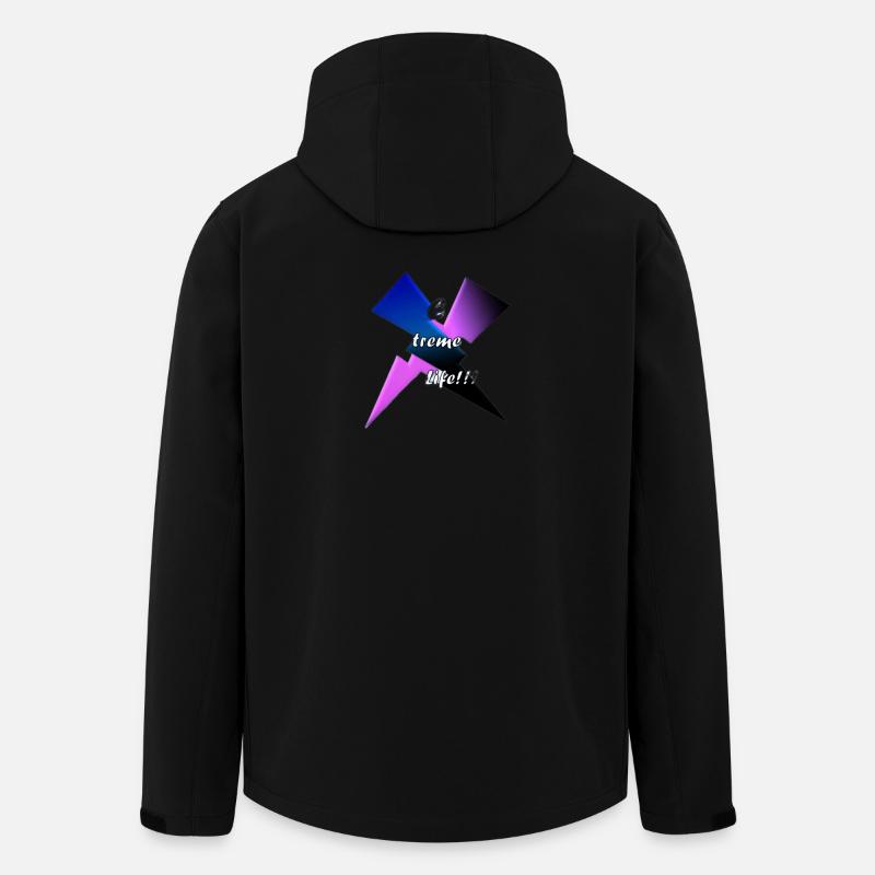 EXTREME LIFE - Men’s Recycled Softshell Jacket by Stanley/Stella - black