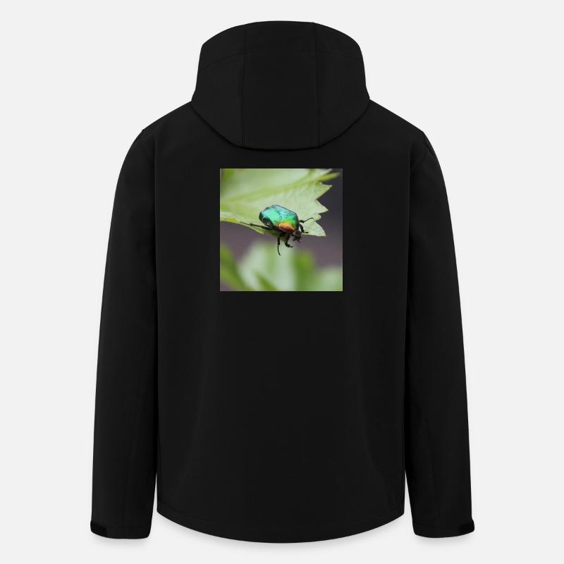 Cétoine dorée - Veste softshell homme en polyester recyclé Stanley/Stella - noir