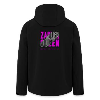 Zahlen Queen - Recycelte Männer Softshell-Jacke von Stanley/Stella - Schwarz - Hinten - AI Model Male 185 light (185cm)