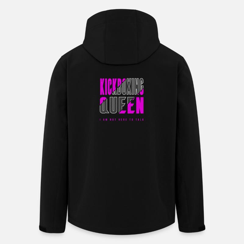 Kickboxen Königin - Recycelte Männer Softshell-Jacke von Stanley/Stella - Schwarz