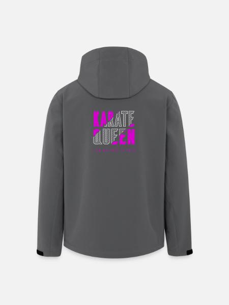 Karate Queen - Men’s Recycled Softshell Jacket by Stanley/Stella - black
