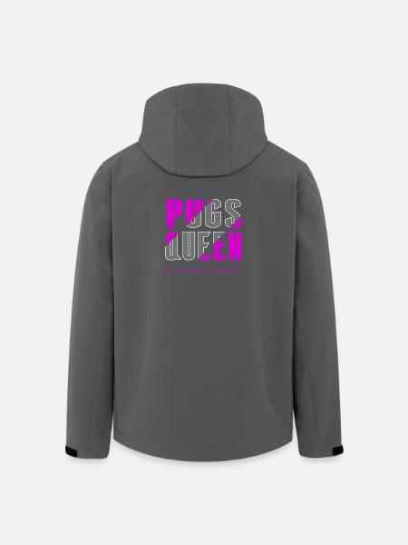 Pugs Queen - Men’s Recycled Softshell Jacket by Stanley/Stella - black
