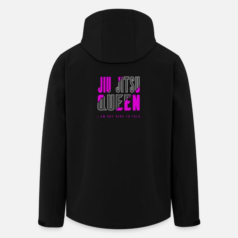 Jiu Jitsu Queen - Men’s Recycled Softshell Jacket by Stanley/Stella - black