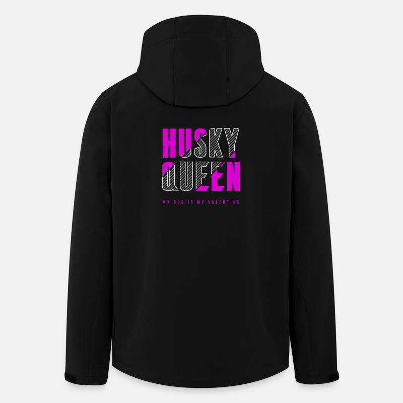 Husky Königin - Recycelte Männer Softshell-Jacke von Stanley/Stella - Schwarz