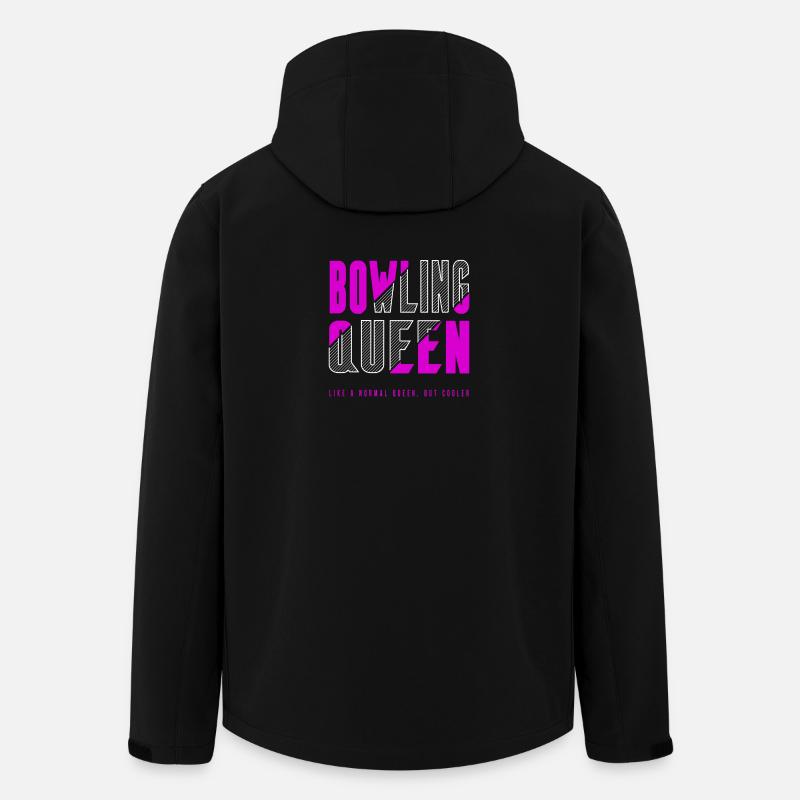 Reine du bowling - Veste softshell homme en polyester recyclé Stanley/Stella - noir