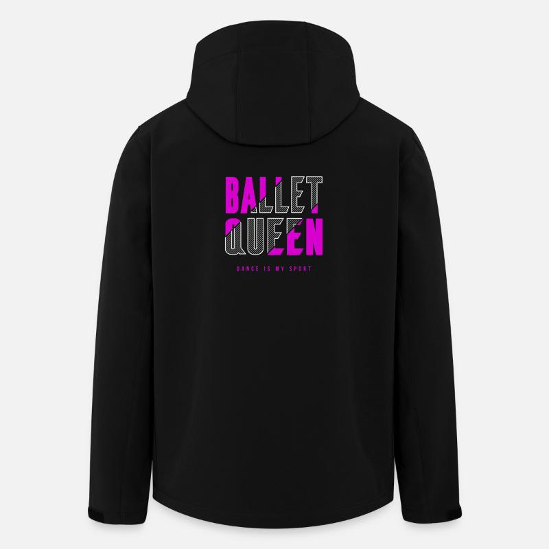 Ballet Queen - Men’s Recycled Softshell Jacket by Stanley/Stella - black