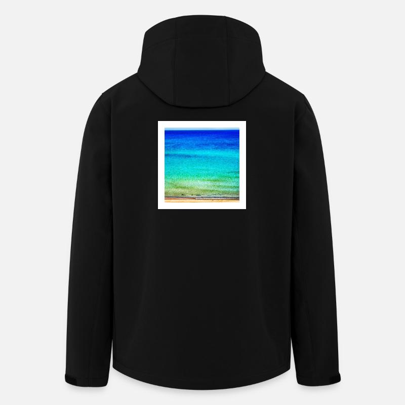Meer - Recycelte Männer Softshell-Jacke von Stanley/Stella - Schwarz