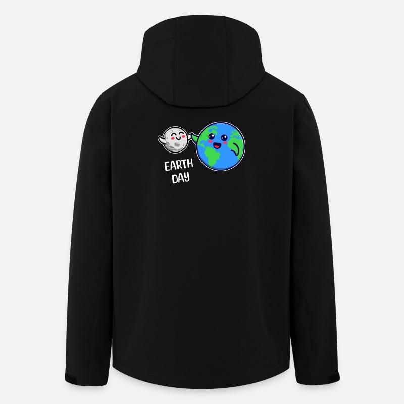 Mutter Erde Umwelt Umweltfreundlich Statement - Recycelte Männer Softshell-Jacke von Stanley/Stella - Schwarz