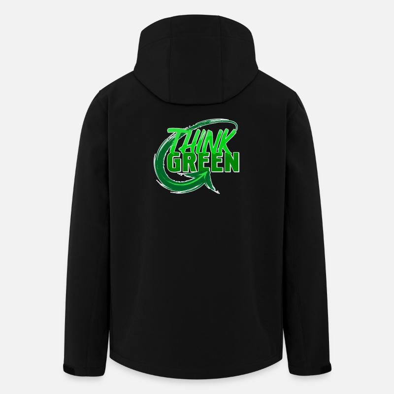 Umwelt Umweltschützer Statement Erde Mutter Natur - Recycelte Männer Softshell-Jacke von Stanley/Stella - Schwarz